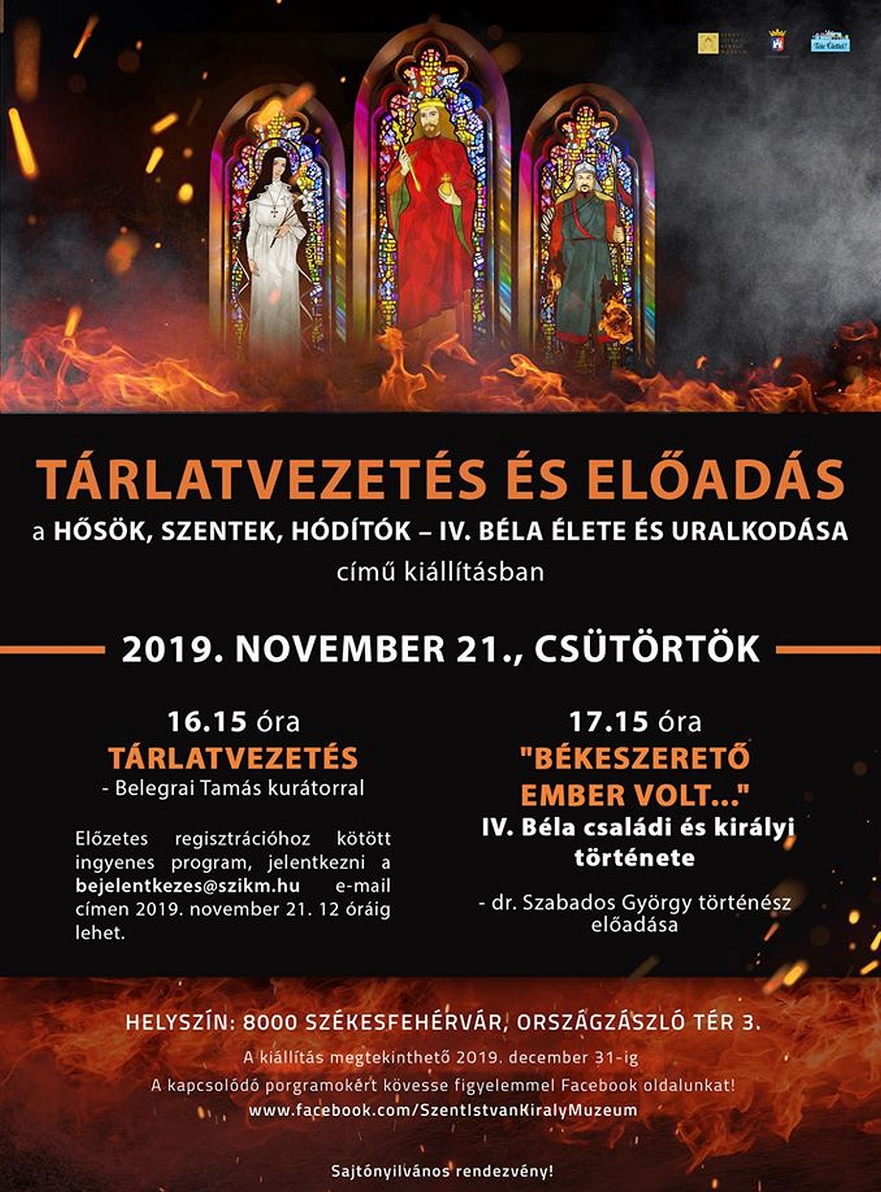 IV. Béla élete és uralkodása - tárlatvezetés és előadás az Országzászló téri kiállításon